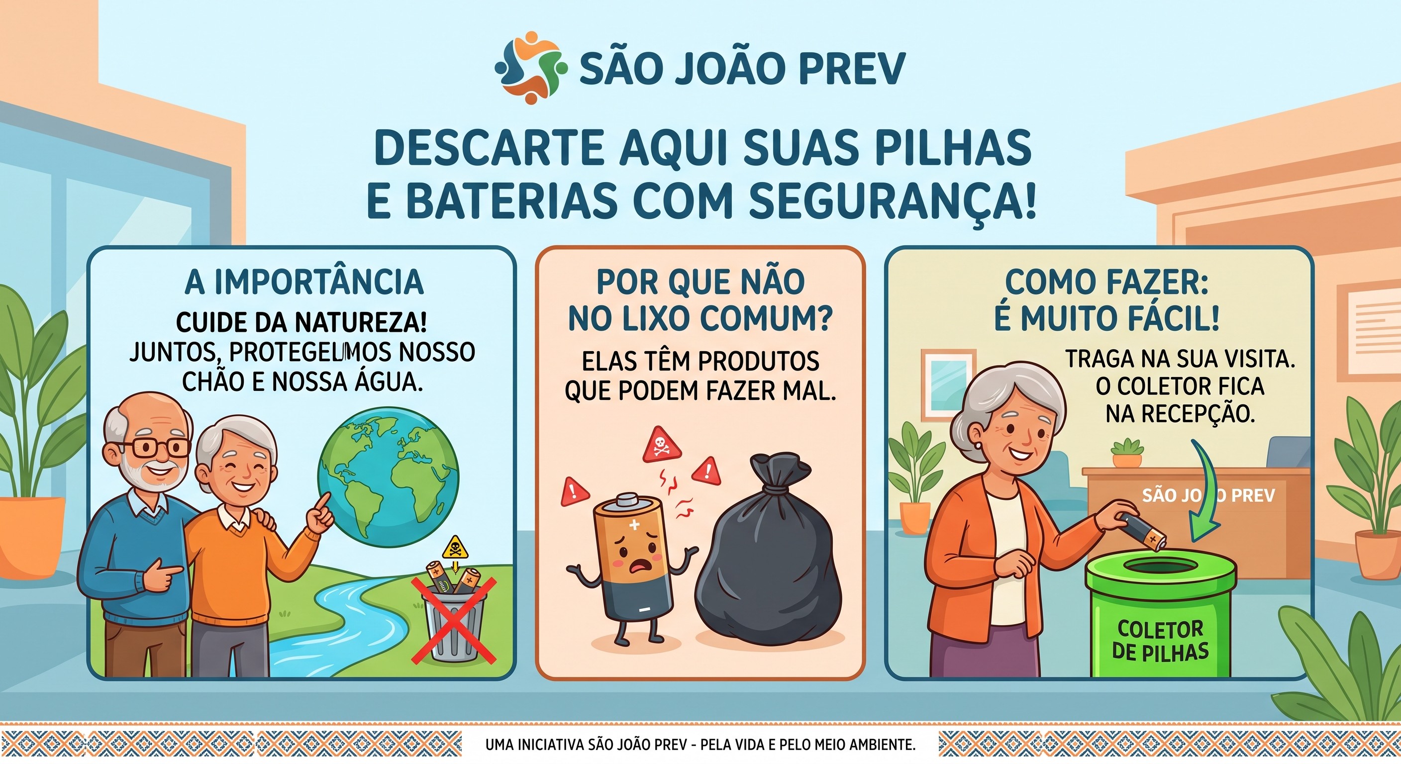 Ponto de Coleta de Pilhas e Baterias